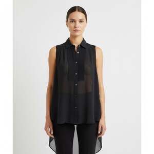 AllSaint 100% Silk Sleeveless Blouse